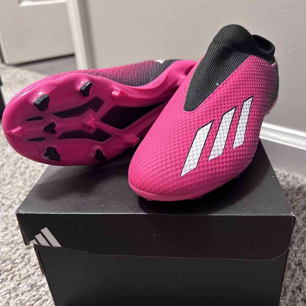 Adidas Speedportal Youth Pink Soccer Shoes